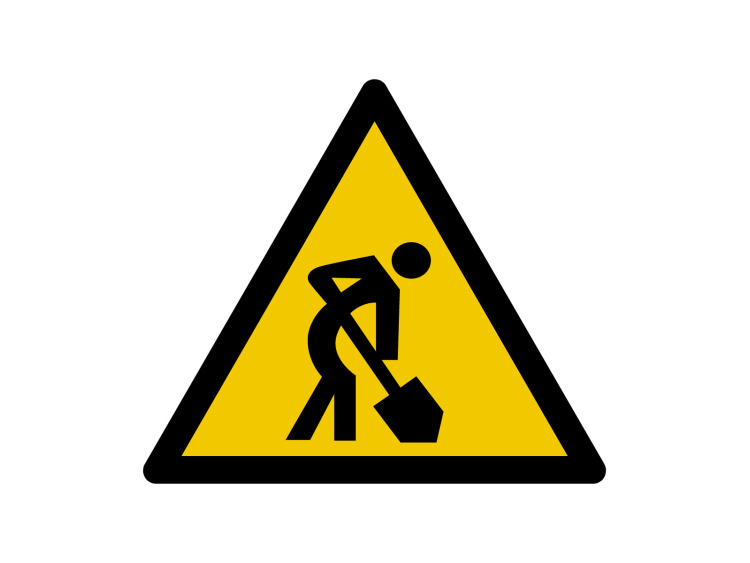 Avertissement - W229 - Travaux en cours - Panneau Signalétique Norme ISO 7010