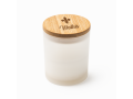 Bougie Parfumée Vanille avec Couvercle Bambou Personnalisé (VANILA)