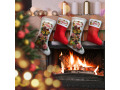 Chaussette de Noël Personnalisée en Polyester - Pain d'épice