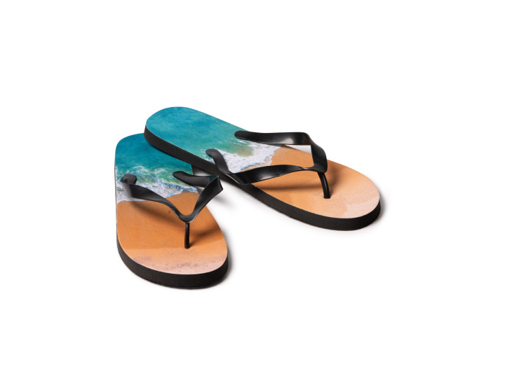 Claquettes et tongs personnalisées