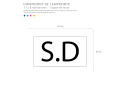 Empreinte Trodat Printy 4907 - Plaque de texte de Remplacement 1 + 1 lignes 13 x 6 mm