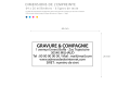 Empreinte Trodat Printy 4914 - Plaque de texte de Remplacement 6 lignes 64 x 26 mm