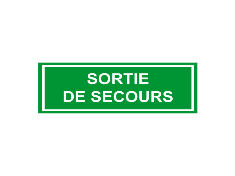 Évacuation Sécurité - E207 - Sortie de secours - Panneau Signalétique Norme ISO 7010