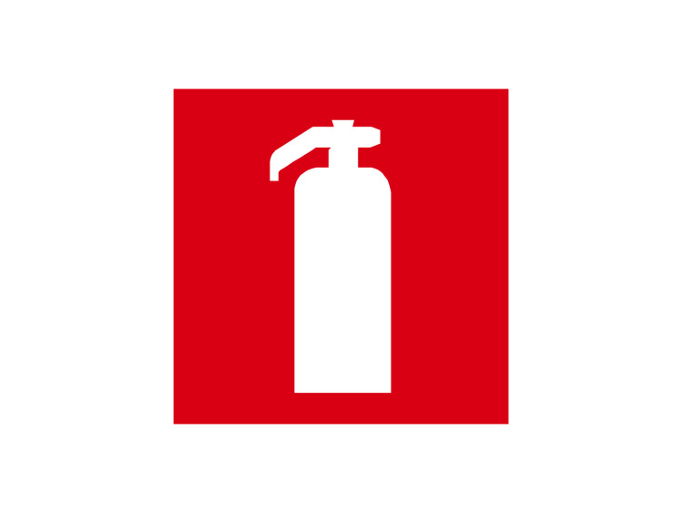 Incendie - F019 - Exctincteur - Panneau Signalétique Norme ISO 7010