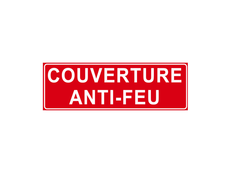Incendie - F106 - Couverture anti-feu - Panneau Signalétique Norme ISO 7010