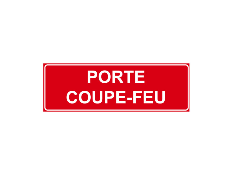 Incendie - F127 - Porte coupe-feu - Panneau Signalétique Norme ISO 7010