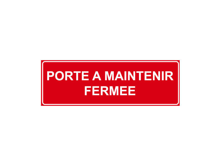 Incendie - F134 - Porte à maintenir fermée - Panneau Signalétique Norme ISO 7010