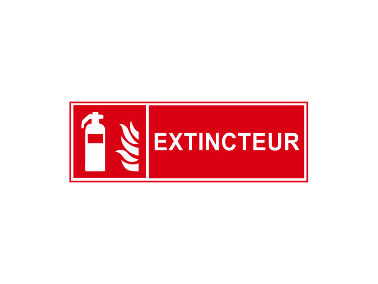 Incendie - F203 - Extincteur - Panneau Signalétique Norme ISO 7010