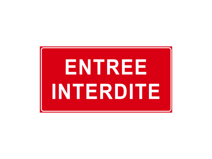 Interdiction  P913  Entrée Interdite  Panneau Signalétique Norme ISO 7010