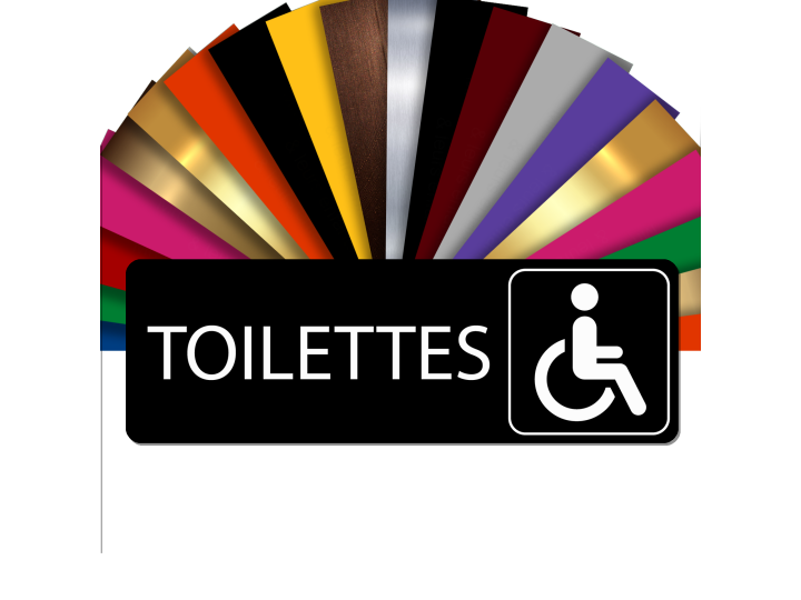 Toilettes Handicapés 5 x 15 cm