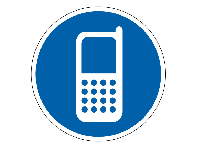 Obligation - M171 - Eteignez mobile - Panneau Signalétique Norme ISO 7010
