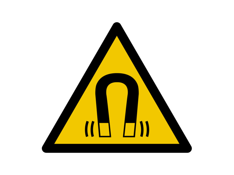 Panneau d'avertissement - Signalétique W006 - Danger Champ magnétique