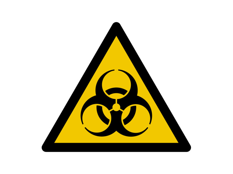 Panneau d'avertissement - Signalétique W009 - Danger Risques biologiques