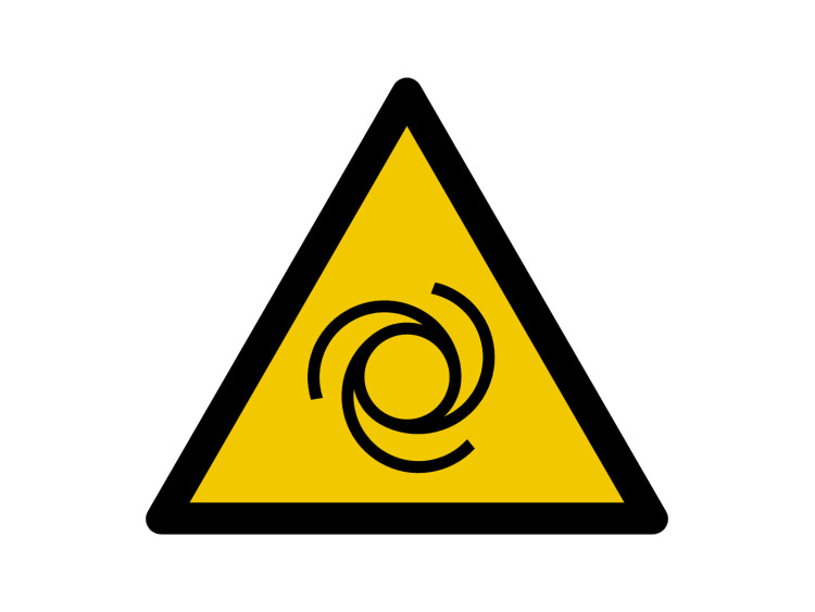 Panneau d'avertissement - Signalétique W018 - Danger Démarrage automatique