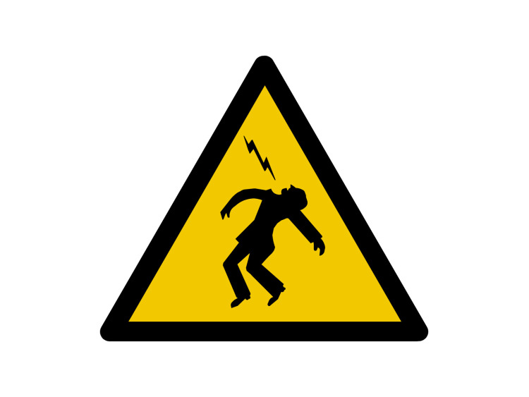 Panneau d'avertissement - Signalétique W150 - Danger Haute tension