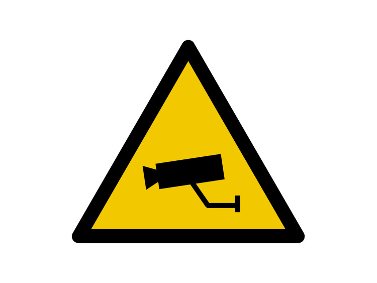 Panneau d'avertissement - Signalétique W161 - Surveillance vidéo
