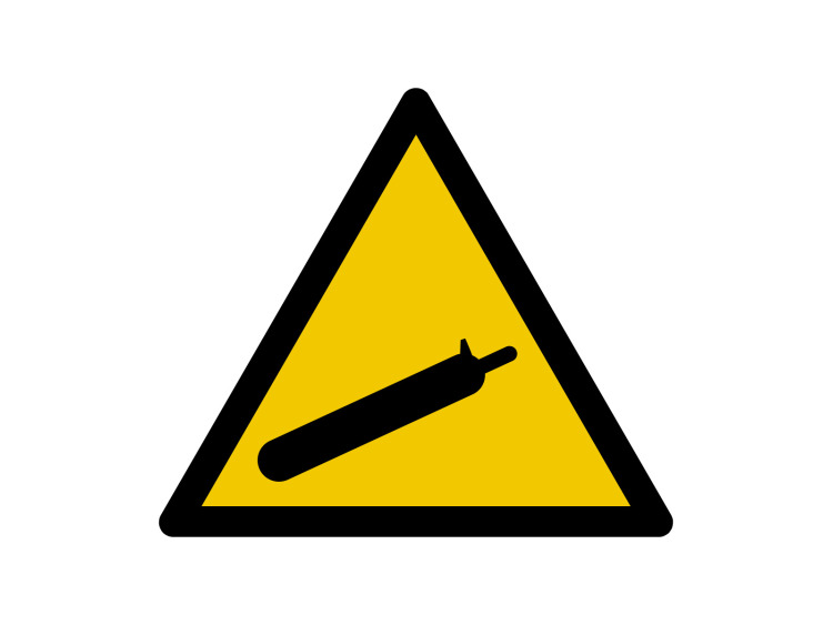 Panneau d'avertissement - Signalétique W179 - Bouteille de gaz