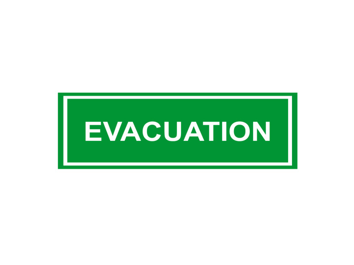 Panneau dévacuation et de sécurité  Signalétique E208  Evacuation