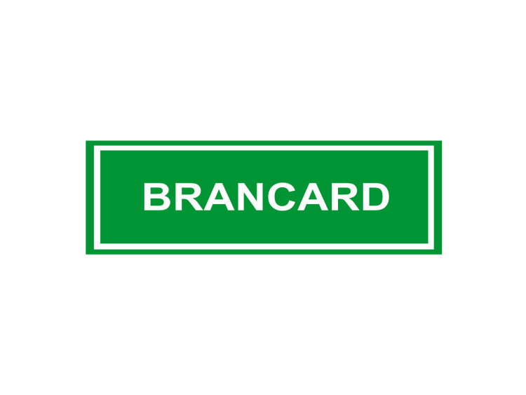 Panneau d'évacuation et de sécurité - Signalétique E211 - Brancard