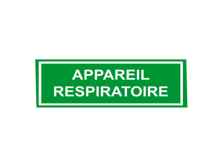 Panneau d'évacuation et de sécurité - Signalétique E216 - Appareil respiratoire