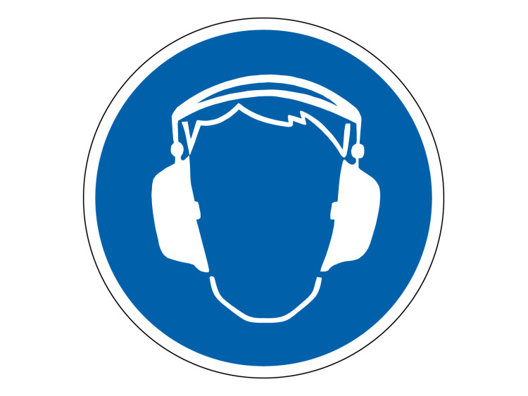 Panneau d'obligation - Signalétique M186 - Protection auditive obligatoire