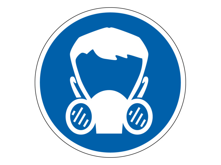 Panneau d'obligation - Signalétique M193 - Protection des voies respiratoires obligatoire
