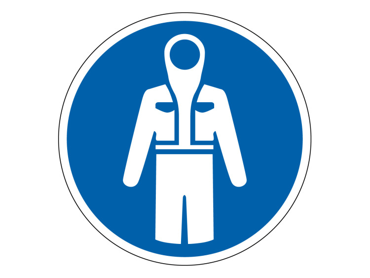 Panneau d'obligation - Signalétique M200 - Vêtement de protection obligatoire