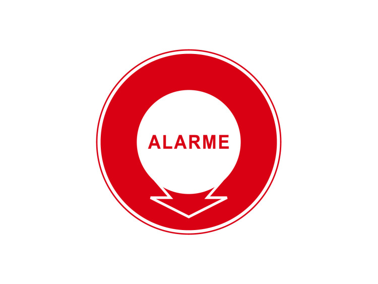 Panneau Incendie - Signalétique F303 - Alarme