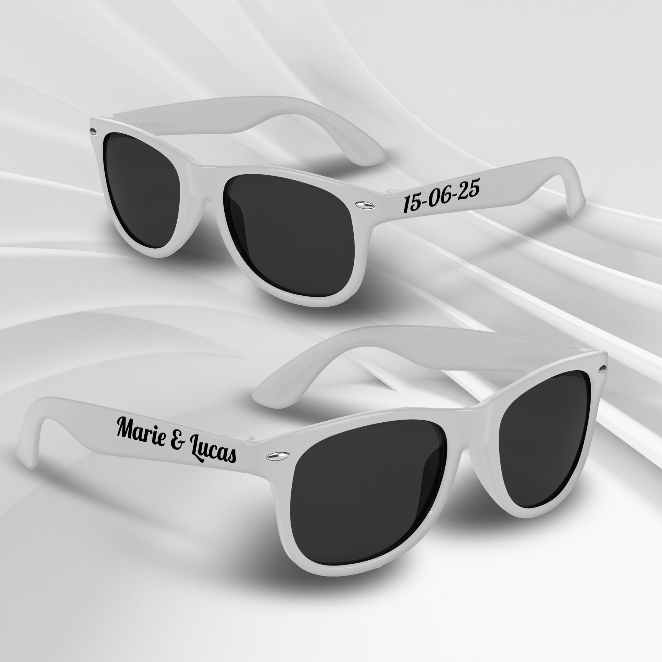 lunettes de soleil personnalisées mariage