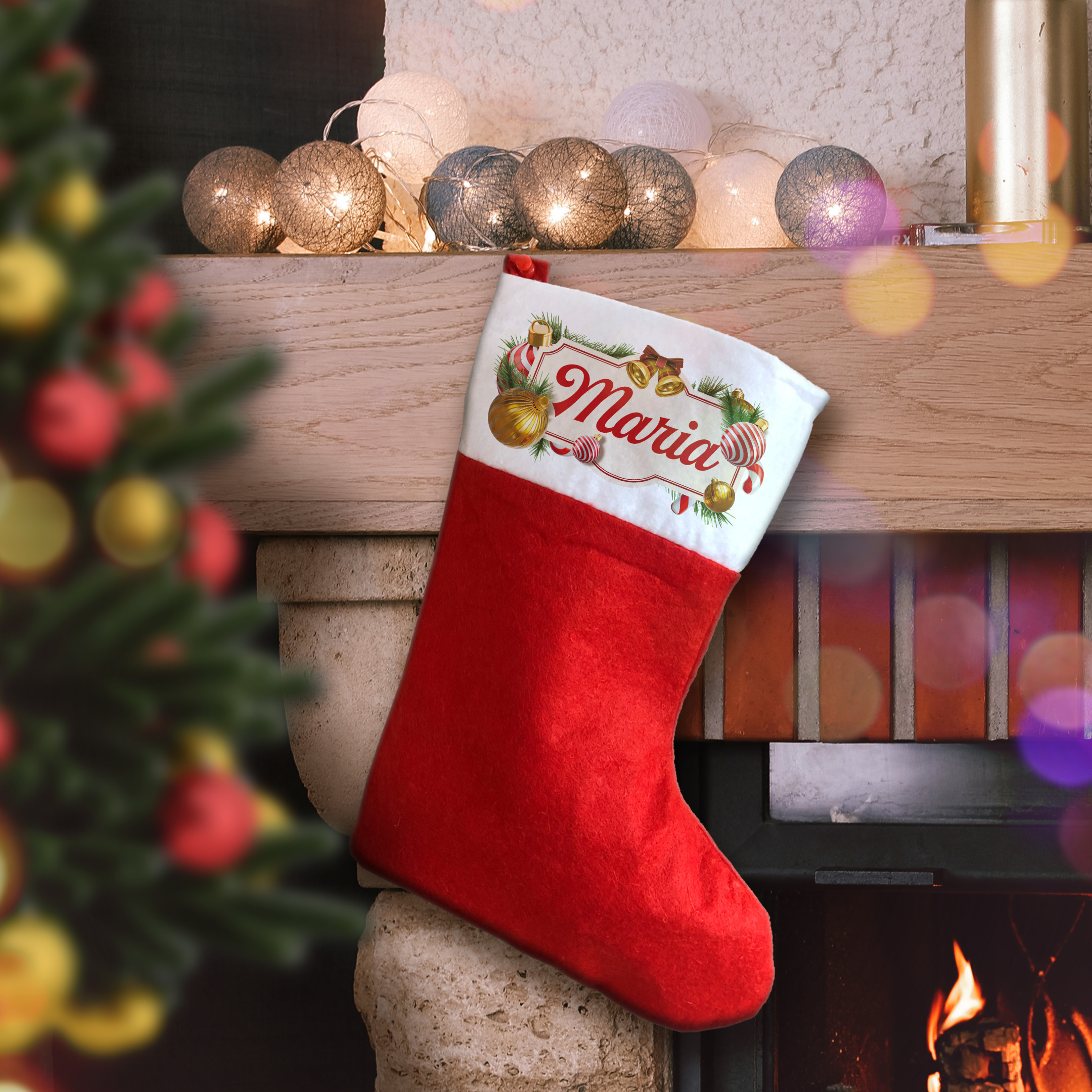 chaussette de noel personnalisable