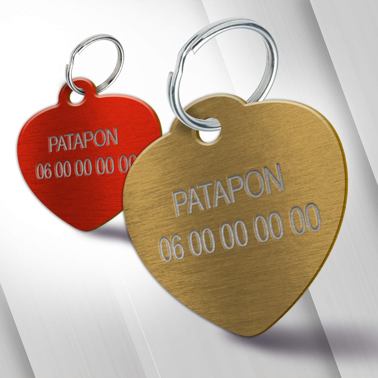médaille gravée chien